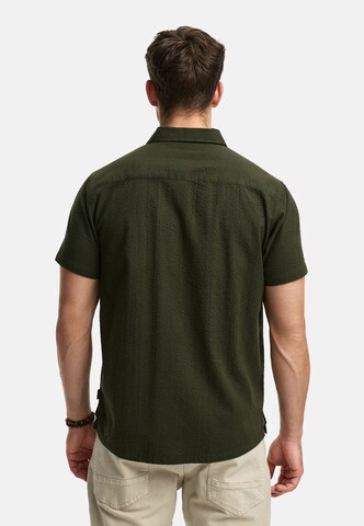 INDICODE JEANS Regular fit Overhemd 'Maribo' in Groen