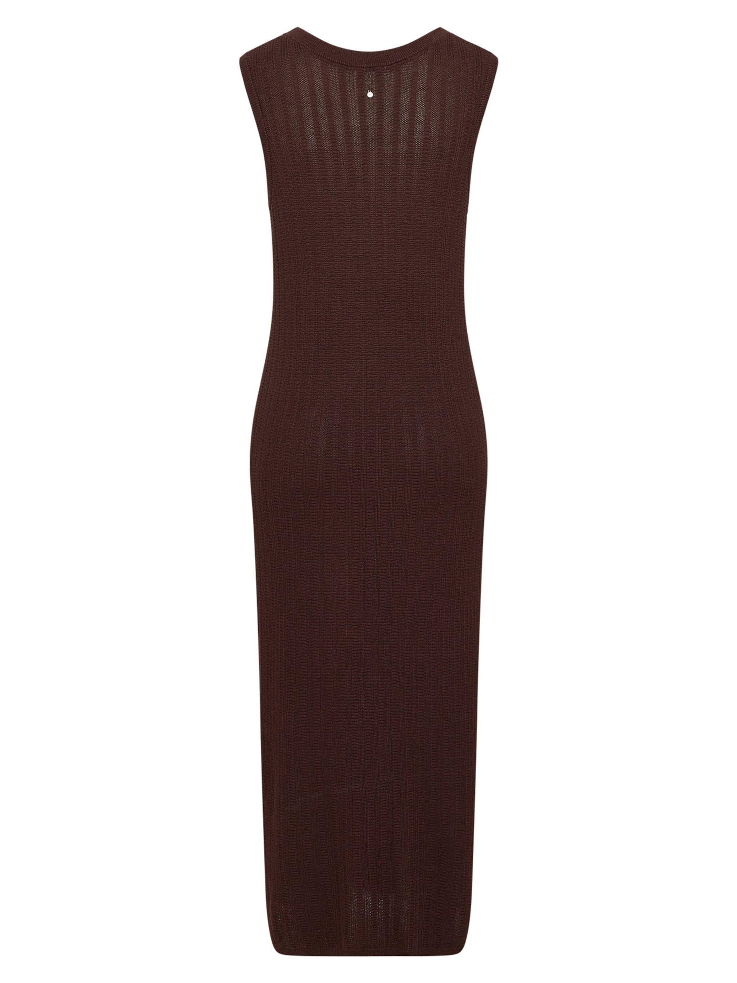 Tamaris Knit dress in Brown