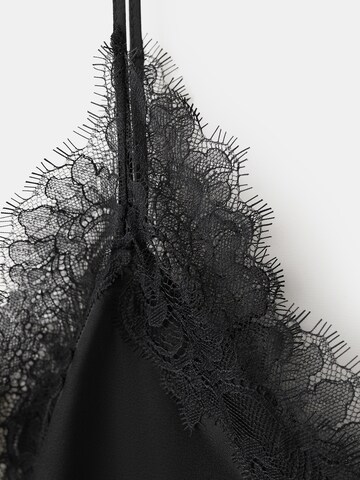 MANGO Top 'FACIL' - Čierna