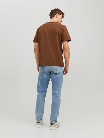 T-Shirt JACK & JONES en marron