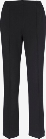 Goldner Regular Bundfaltenhose ' Martha' in Schwarz: predná strana