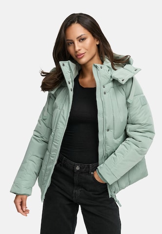 NAVAHOO Winter jacket 'Zauberlicht 14' in Green