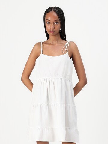 HUGO Kleid 'Karamela-1_B' in Weiß
