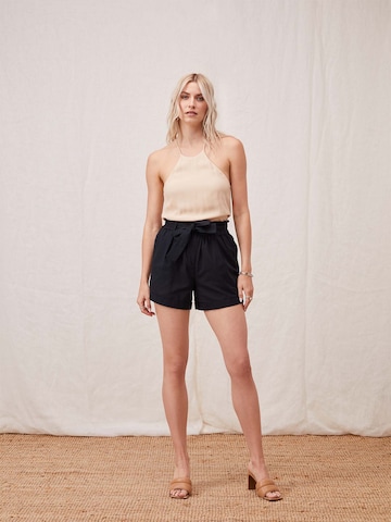 LeGer by Lena Gercke Loose fit Pleat-front trousers 'Yasmina' in Black