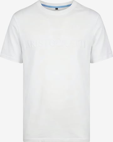 ARISTOCRATTI Shirt 'SIGNATURE White – Premium T-Shirt Made from Signature Cotton' in Weiß: Vorderseite