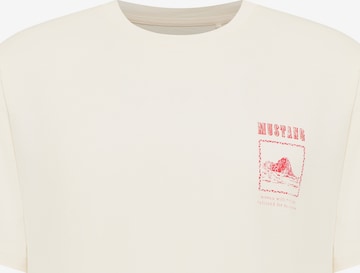 MUSTANG T-Shirt in Weiß: Vorderseite