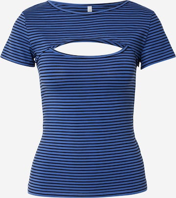 WEEKDAY T-Shirt 'Ray' in Blau: Vorderseite