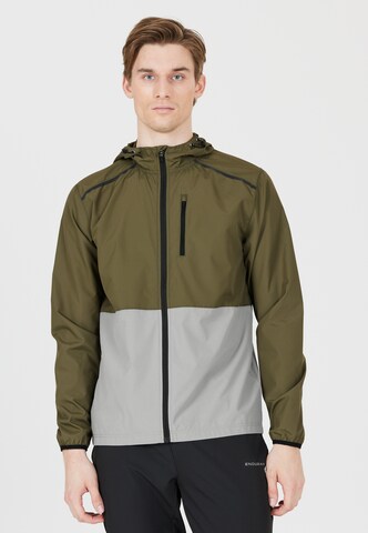 ENDURANCE Athletic Jacket 'Hugoee' in Green: front