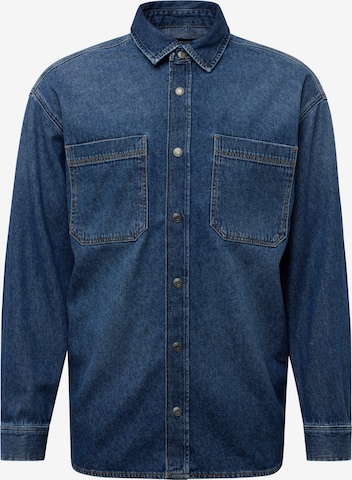 Mavi Regular fit Button Up Shirt ' ANDRE ' in Blue: front