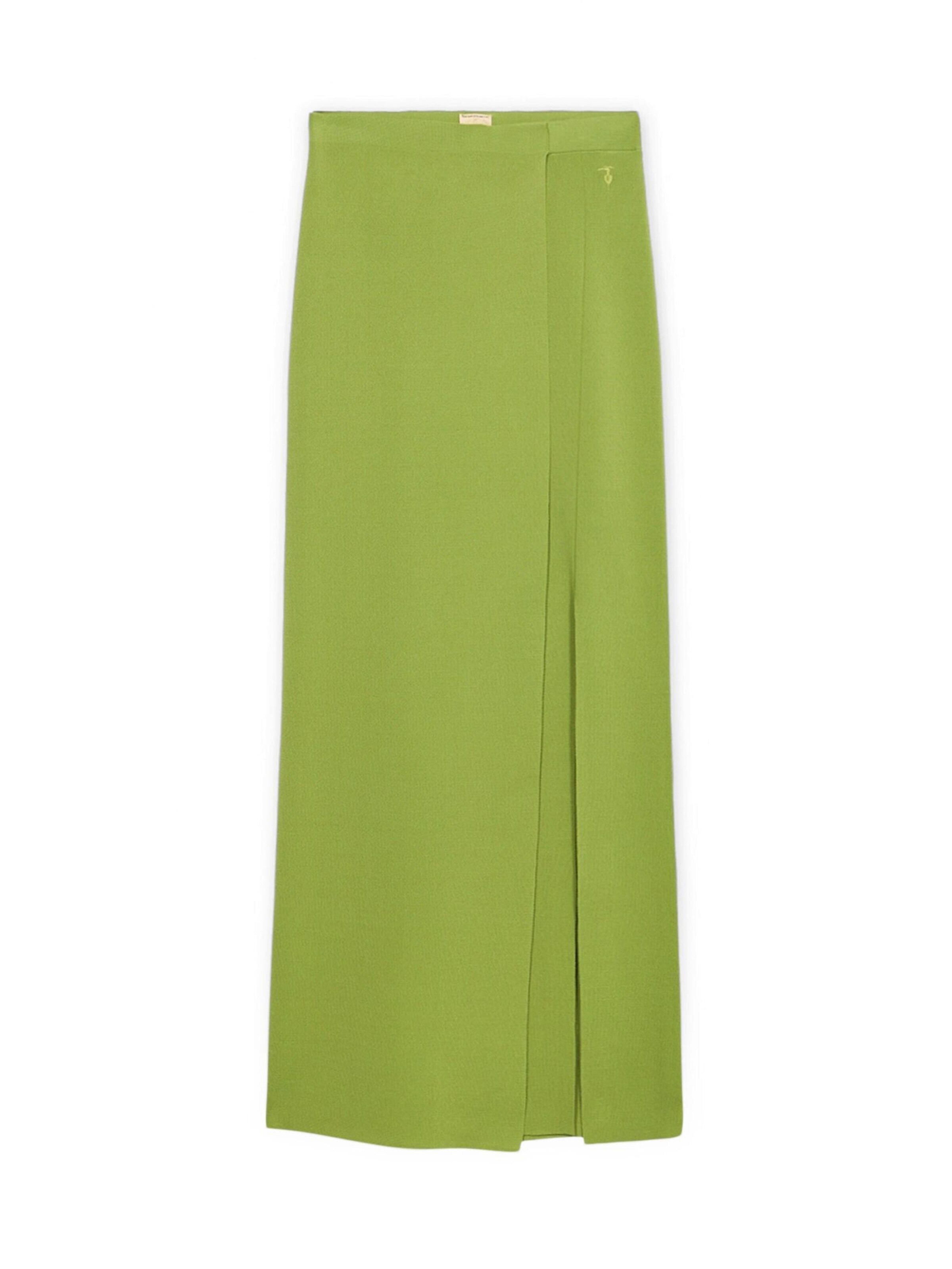 Gonna di Trussardi in verde: frontale