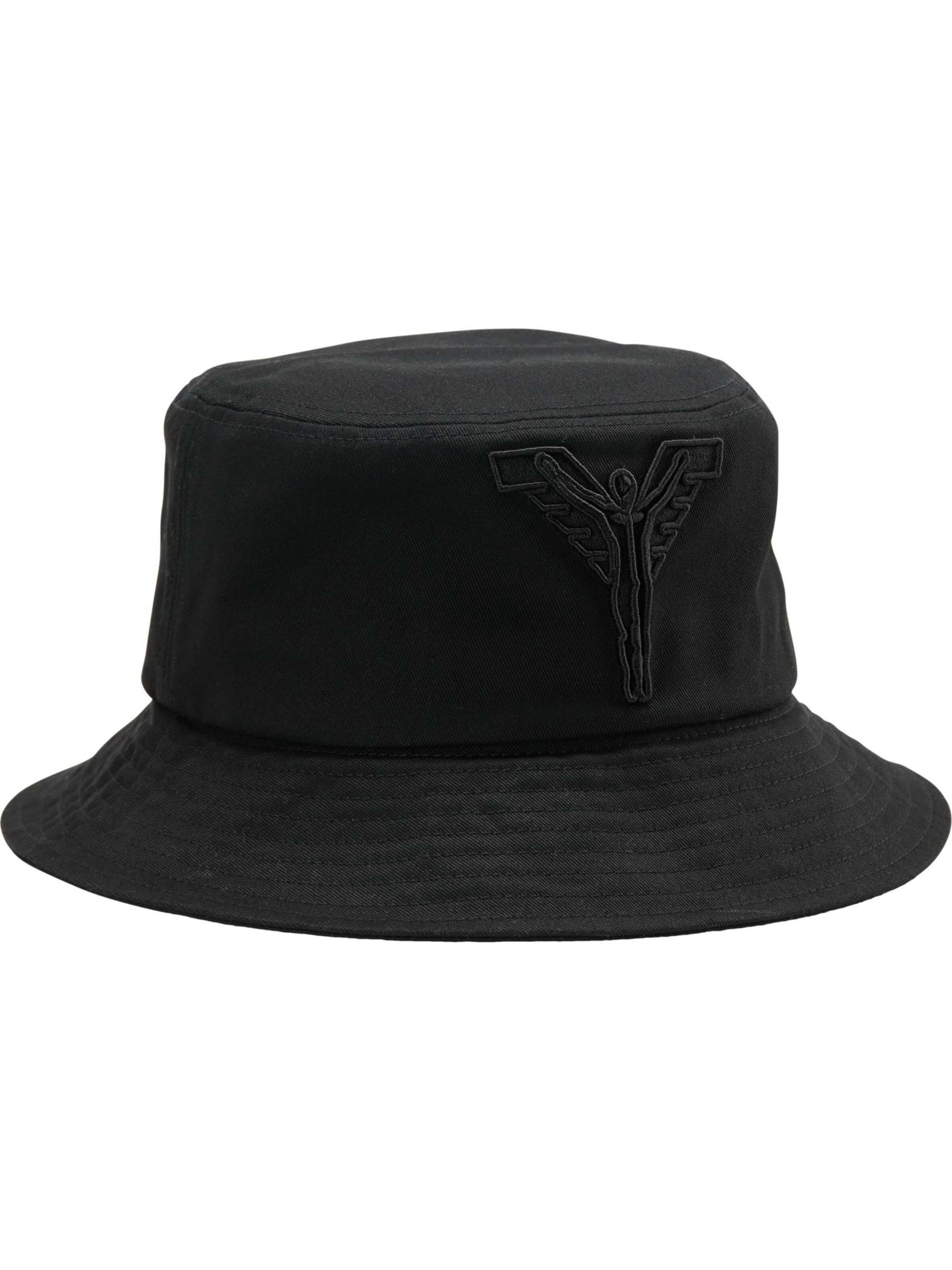 Carlo Colucci Hut 'Ikarus' in Schwarz: Vorderseite