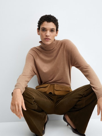 MANGO Pullover 'LUCCAC' in Braun