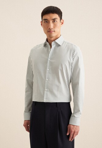 SEIDENSTICKER Regular fit Business shirt 'Smart Classics' in Green: front