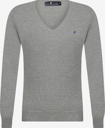 DENIM CULTURE Sweater 'Charlize' in Grey: front