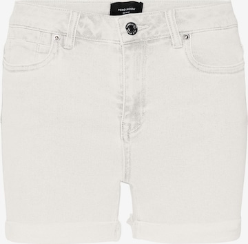 VERO MODA Slimfit Jeans 'LUNA' in Wit: voorkant