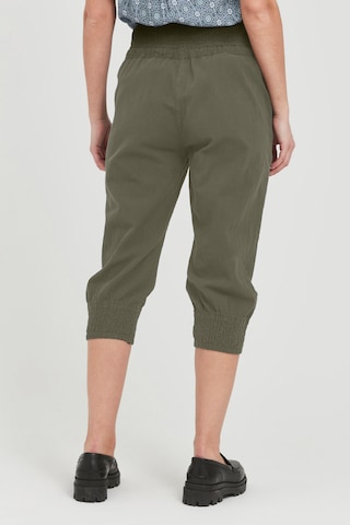 Fransa Tapered Chino Pants 'FXSUSANN 2' in Green