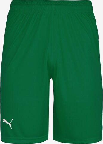 PUMA Workout Pants in Green: front