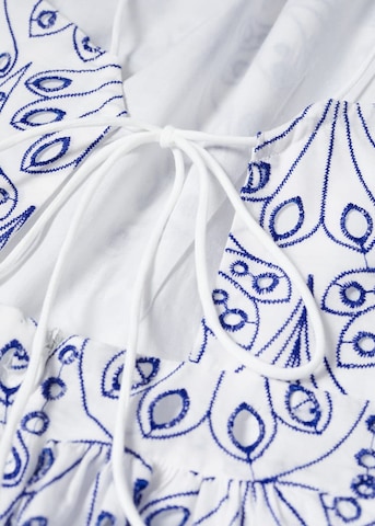 Rochie de vară 'Roslinda' de la MANGO pe albastru