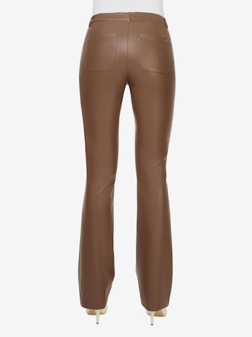 Bootcut Pantalon Ashley Brooke by heine en marron