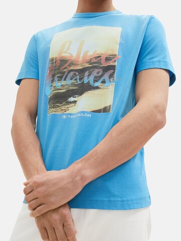 TOM TAILOR T-Shirt in Blau