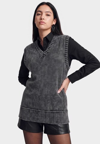 Cardigan myMo ROCKS en gris : devant