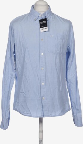 HOLLISTER Button Up Shirt in L in Blue: front