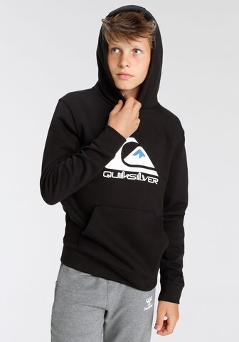 QUIKSILVER Athletic Sweatshirt in Black: front