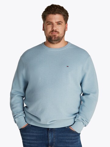 Pull-over 'ESSENTIAL' Tommy Hilfiger Big & Tall en bleu : devant