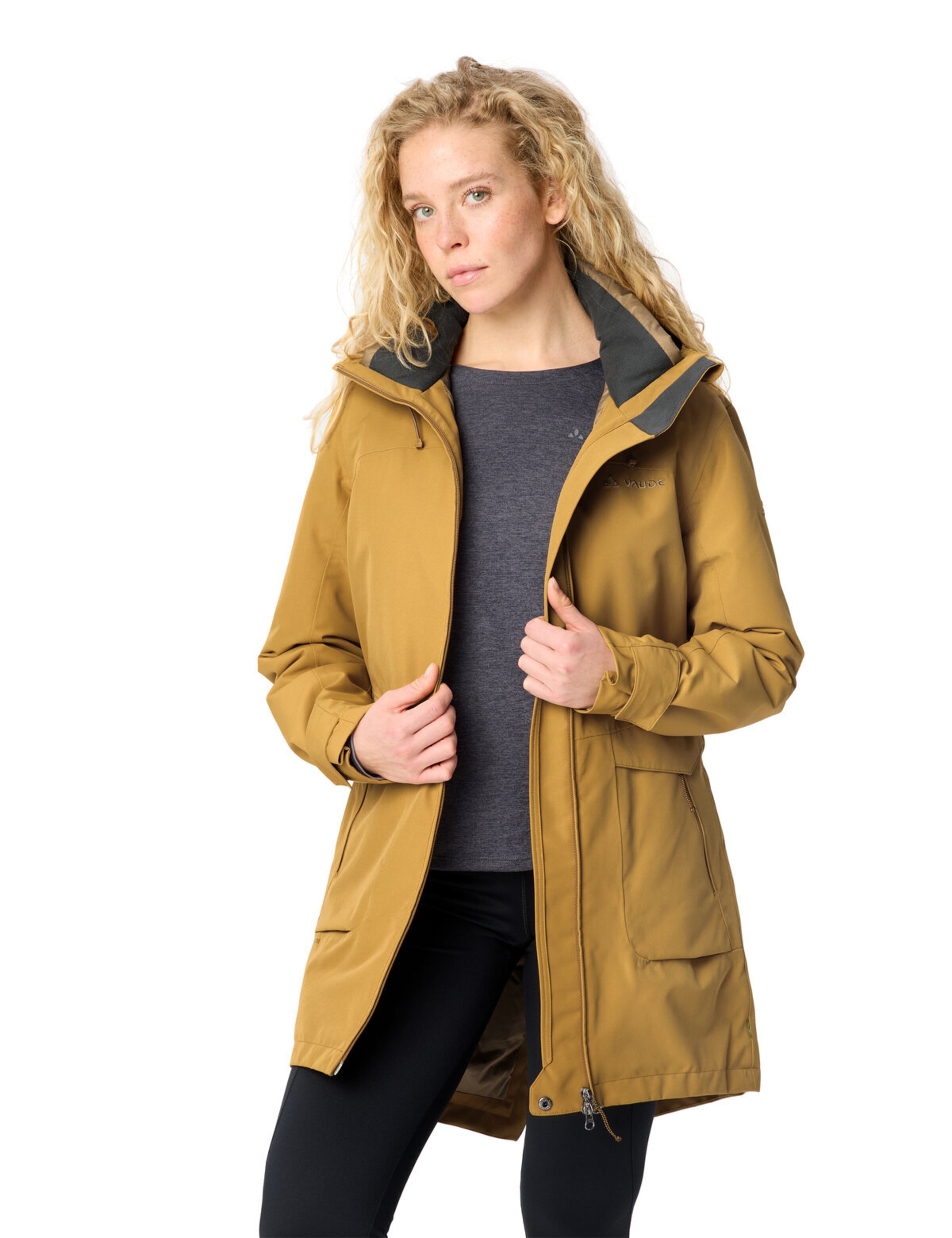VAUDE Outdoor jacket 'Skomer III' in Brown