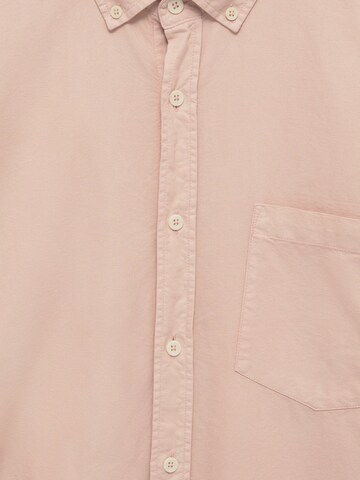 Pull&Bear Regular fit Button Up Shirt in Pink