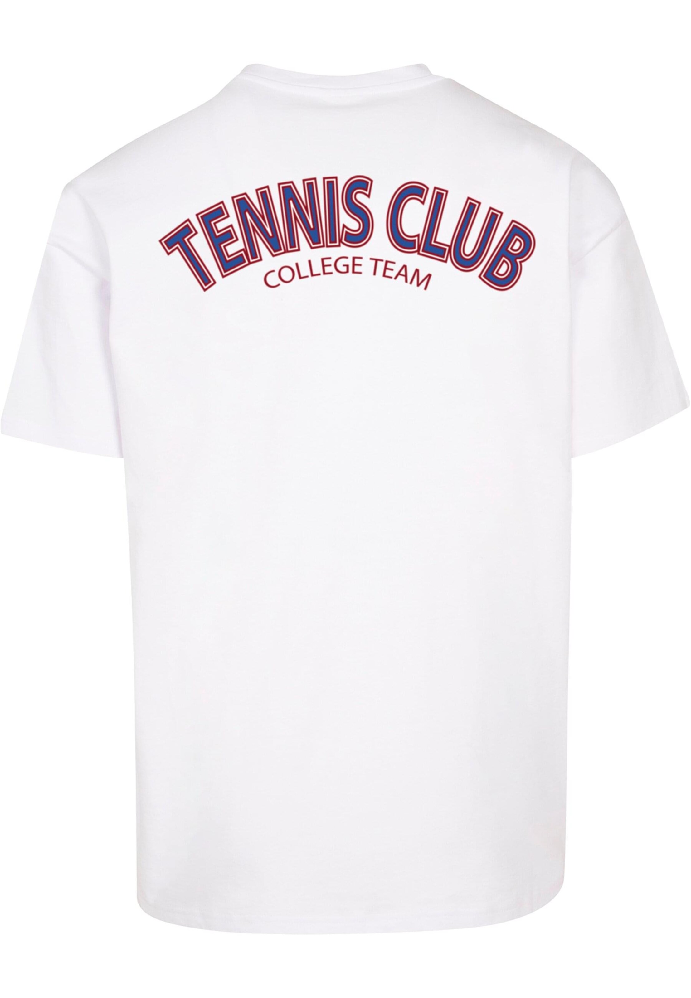 Merchcode Shirt 'College Club' in Wit