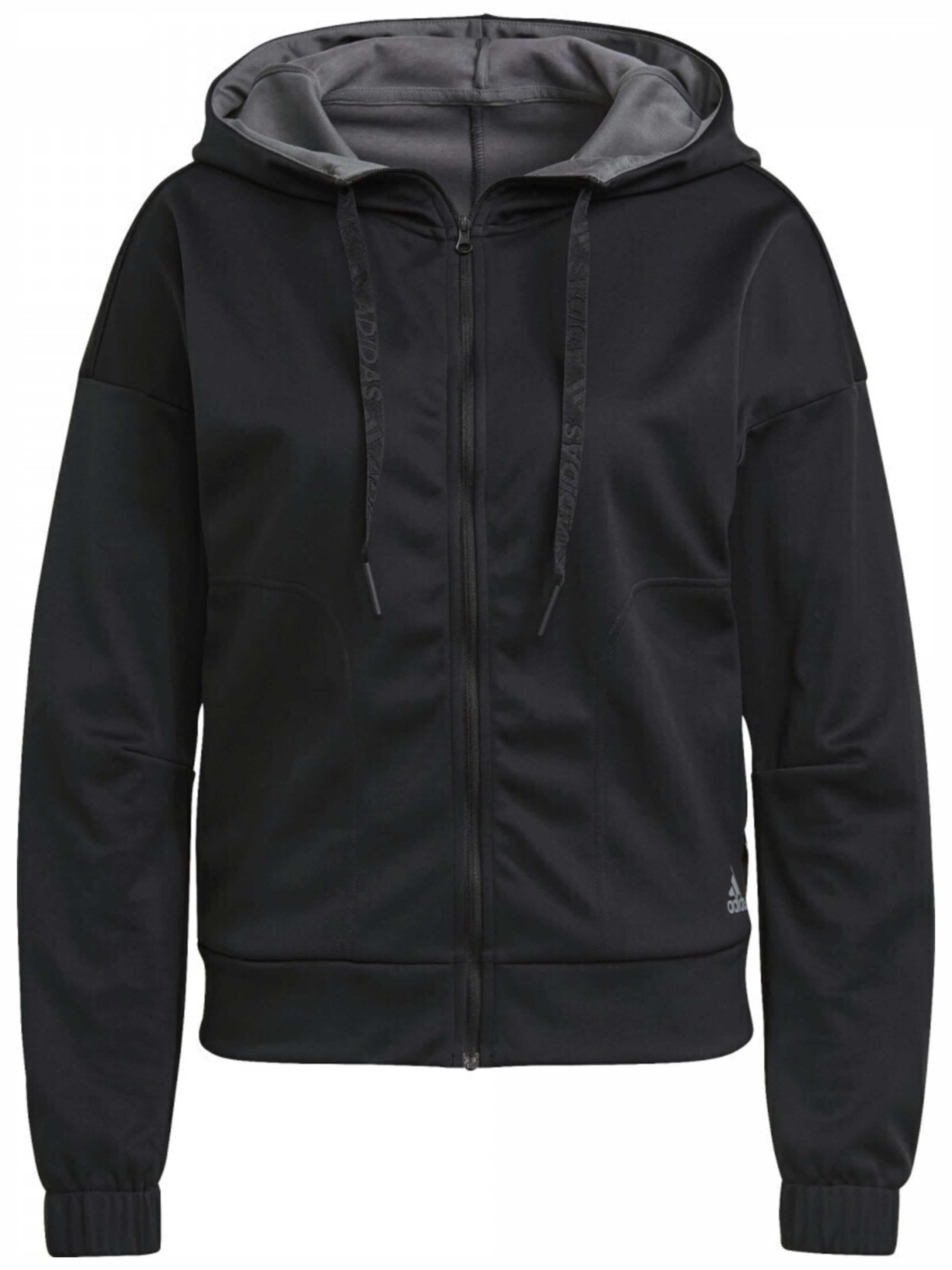 Giacca di felpa 'adidas SG Sportswear' di ADIDAS in nero: frontale