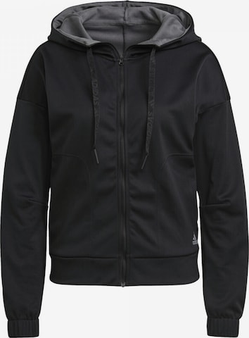 Giacca di felpa 'adidas SG Sportswear' di ADIDAS in nero: frontale