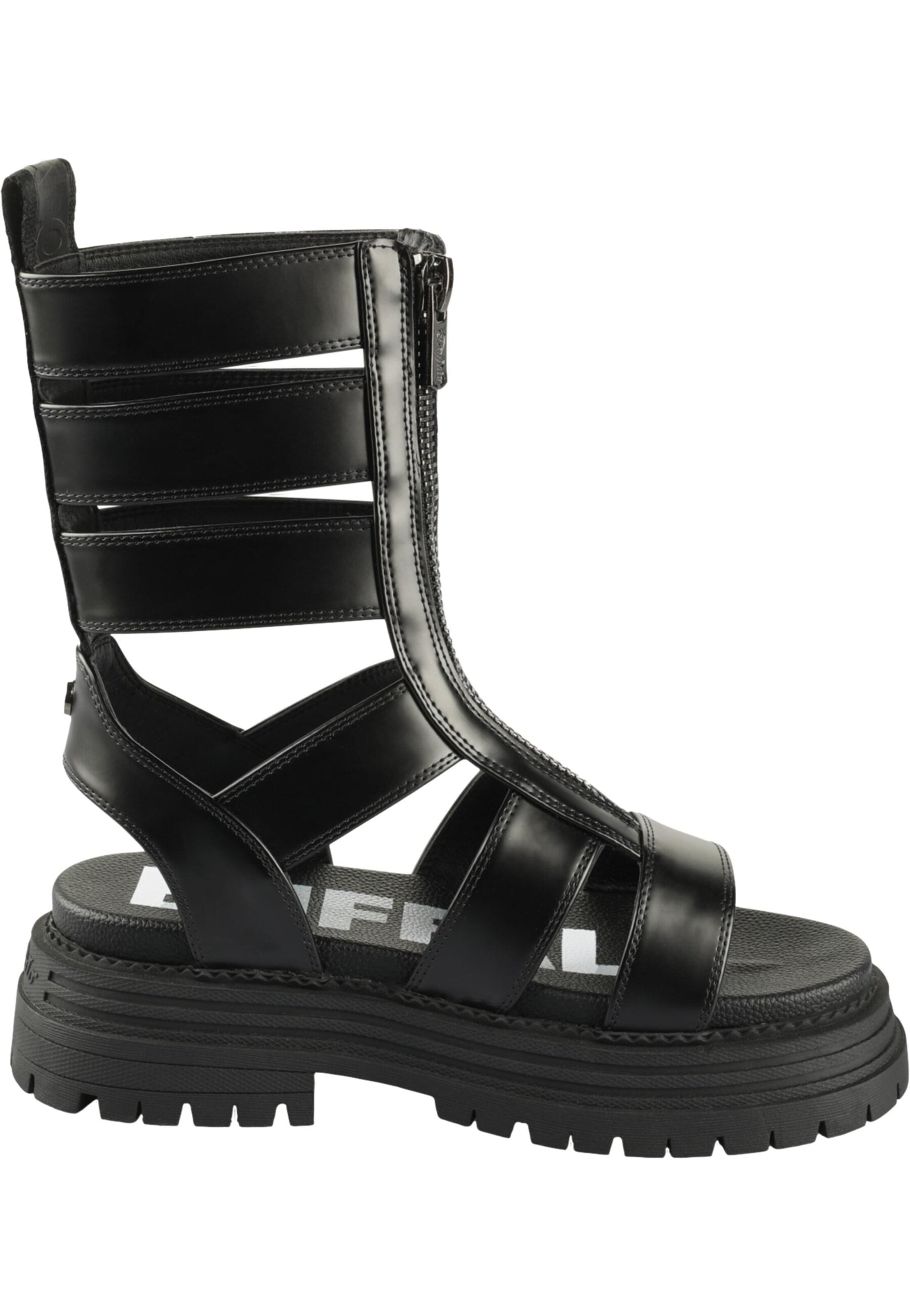 BUFFALO Pántos szandál 'Lennox Zeus' - fekete