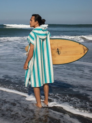 woodsandwaves - Albornoz corto 'Surf-Poncho' en Mezcla de colores