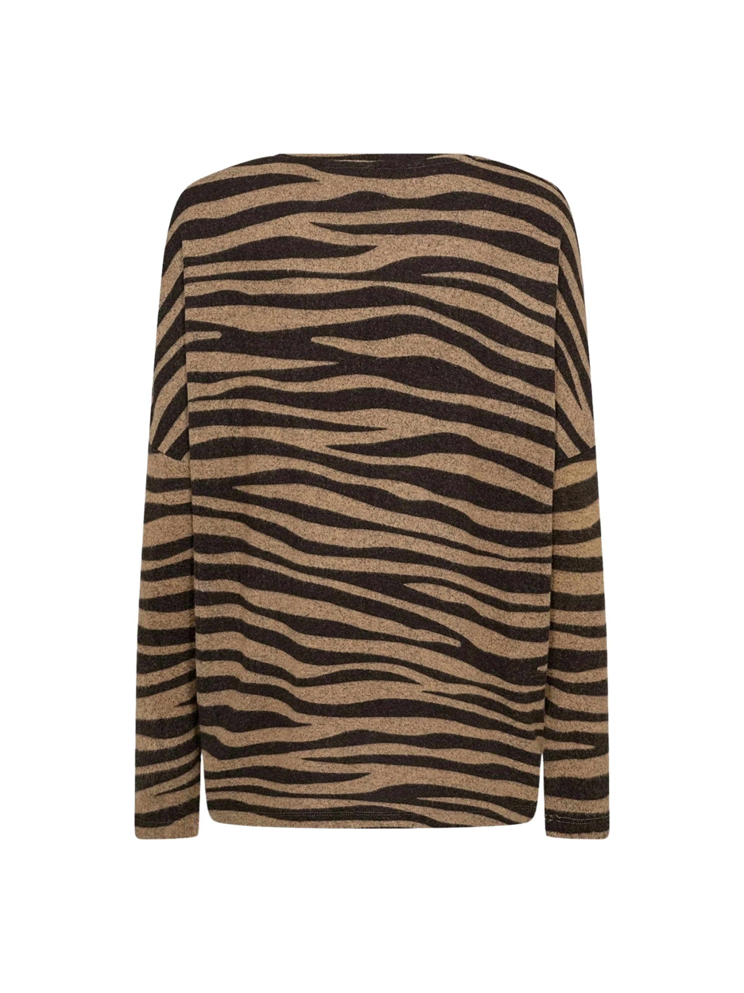 Maglietta ' SC_BIARA AOP ' Soyaconcept di colore marrone, Visualizzazione prodotti