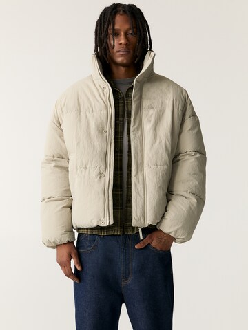 Pull&Bear Vinterjakke i beige: forside