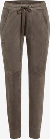 Cambio Regular Pants in Brown: front