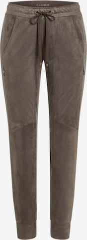 Cambio Regular Broek in Bruin: voorkant