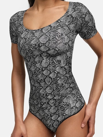 cfab Shapingbody 'T-Shirt Bodysuit Sculpting Shapewear mit String'‌‌‌‌‌‌‌‌‌ in Grau