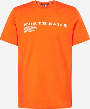 North Sails Tričko – oranžová: přední strana