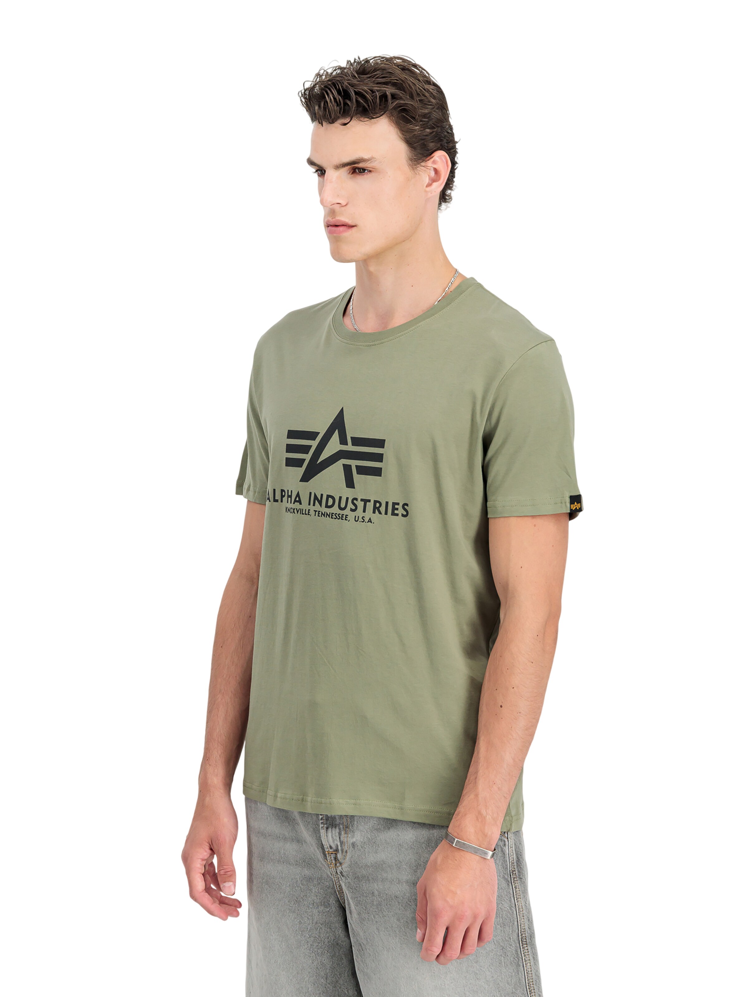 ALPHA INDUSTRIES Shirt 'Basic 2 Pack'‌‌‌‌‌‌‌‌ in Rot