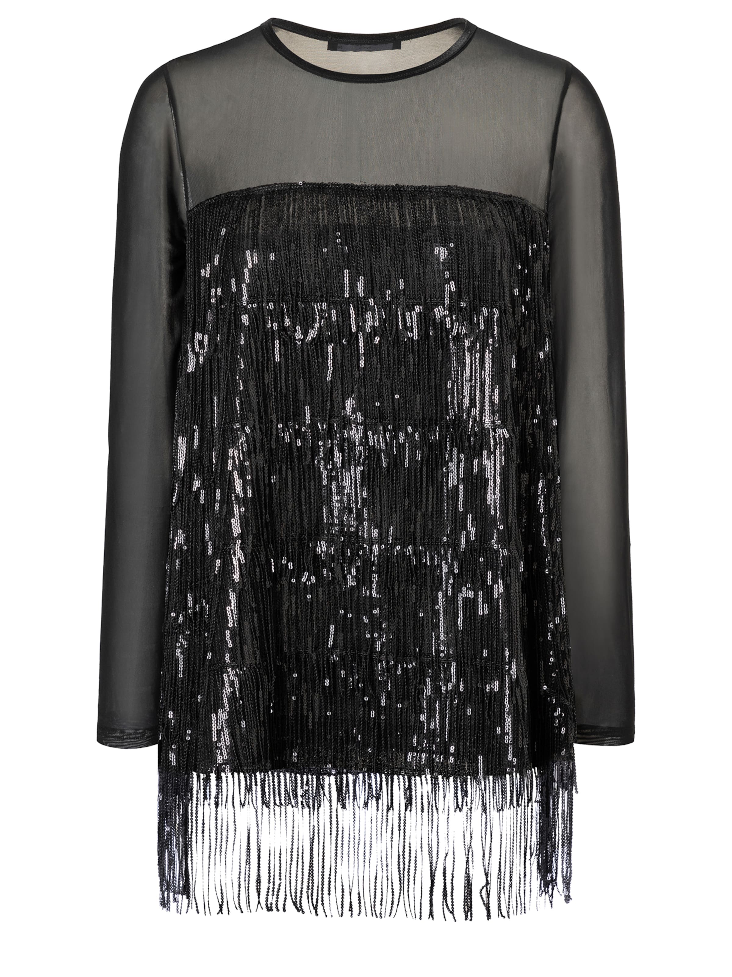 Ana Alcazar Top 'Tabine' in Zwart: voorkant