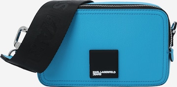 KARL LAGERFELD JEANS Crossbody Bag in Blue: front