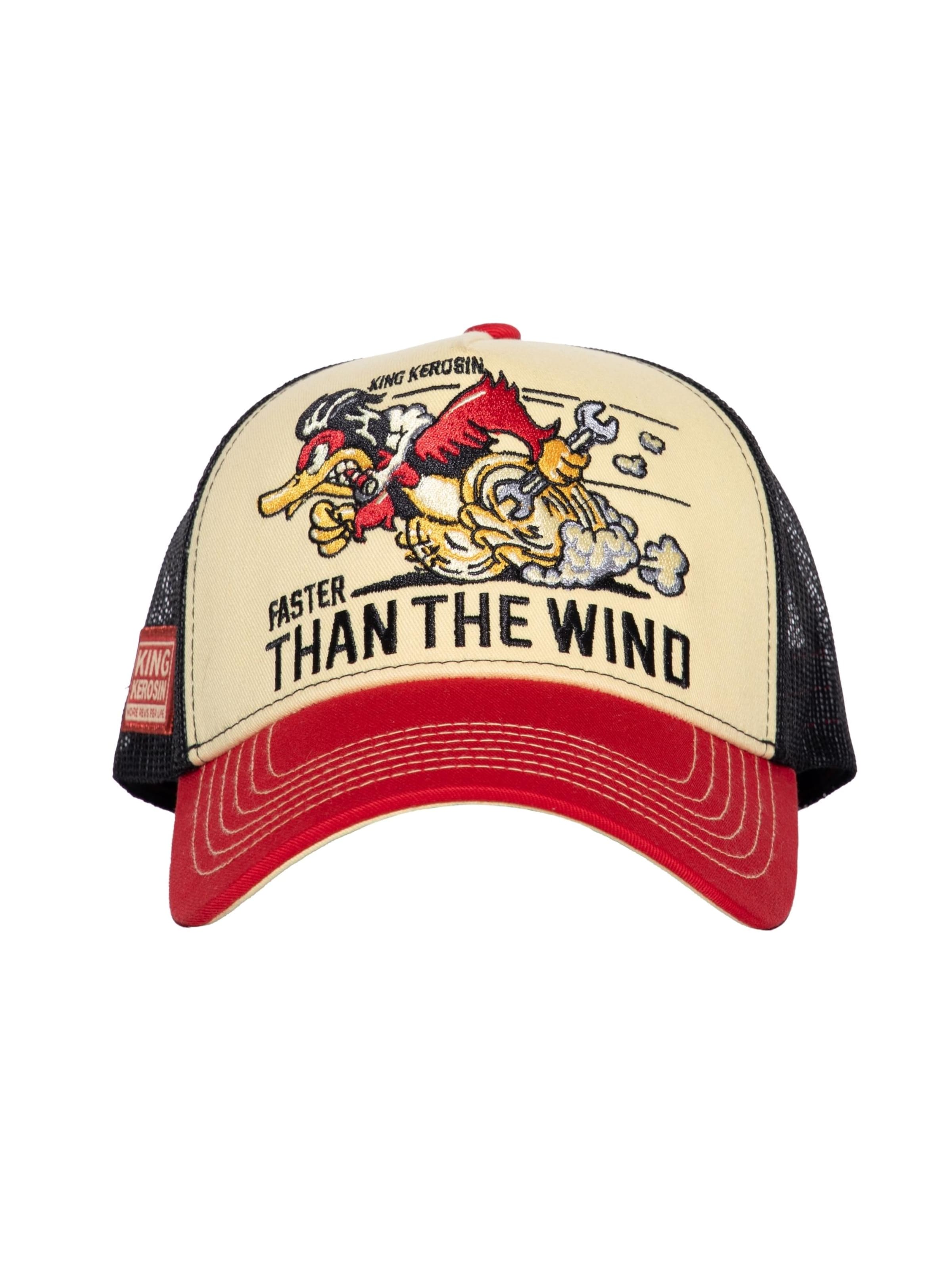 King Kerosin Cap 'Faster Than The Wind'‌‌‌ in Beige