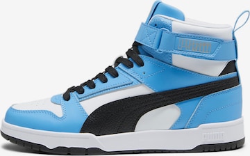 PUMA High-Top Sneakers in Blue: front