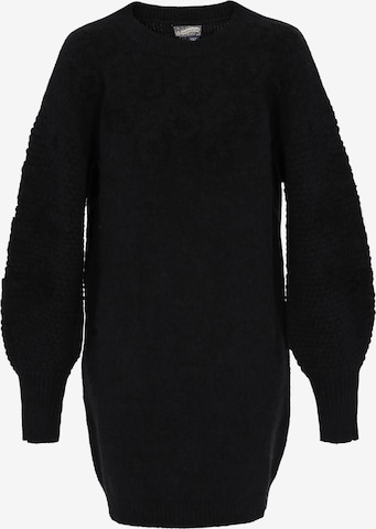 DreiMaster Vintage Strikkjole i sort: forside