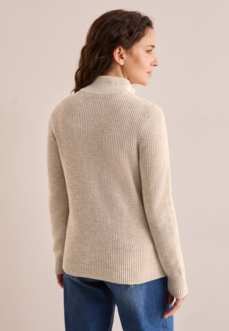 CECIL Mouliné Cardigan in Beige