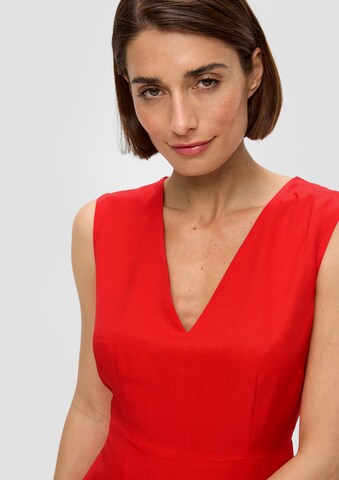 s.Oliver BLACK LABEL Kleid in Rot