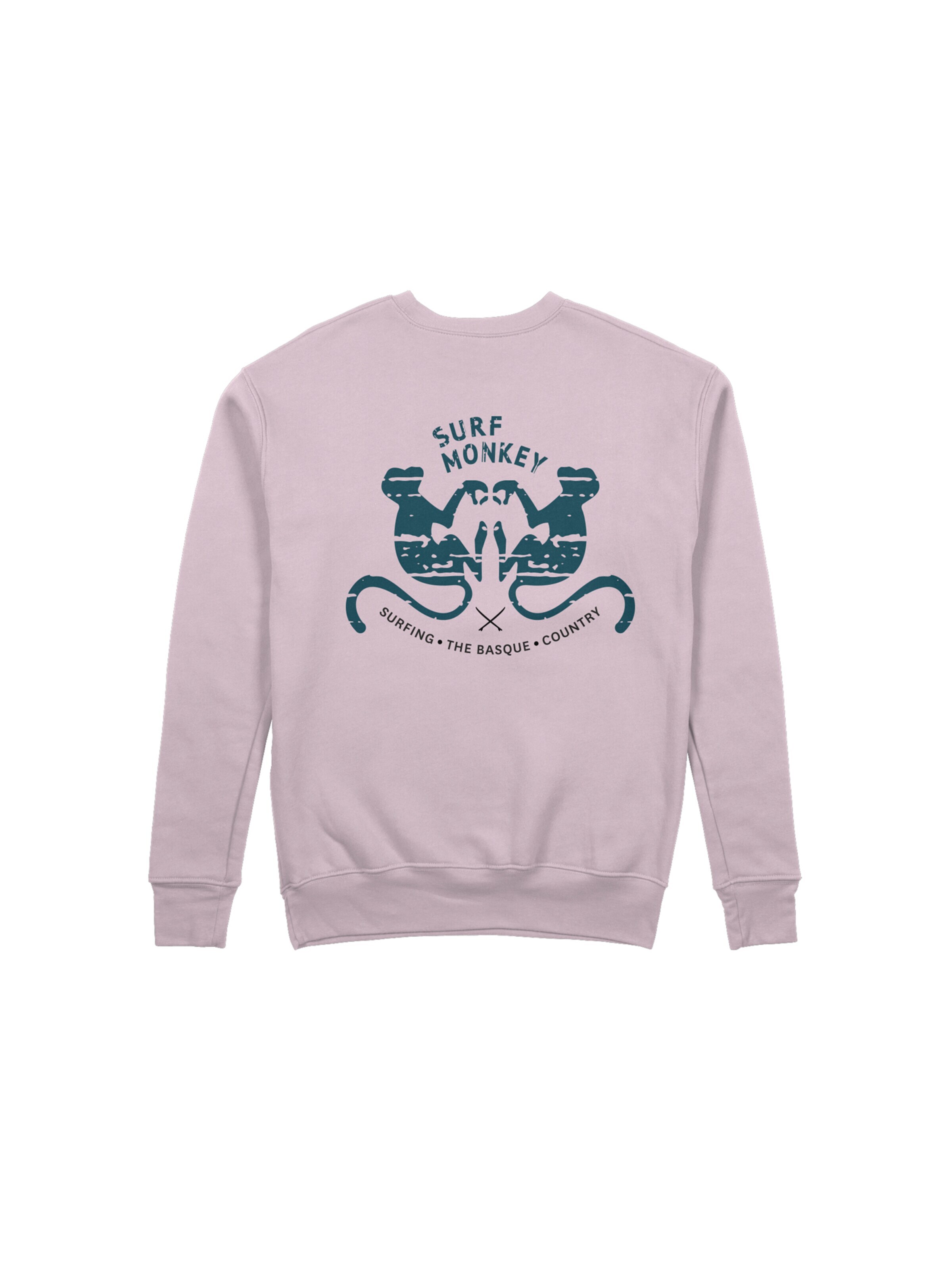 Surf Monkey Sweatshirt in Pink